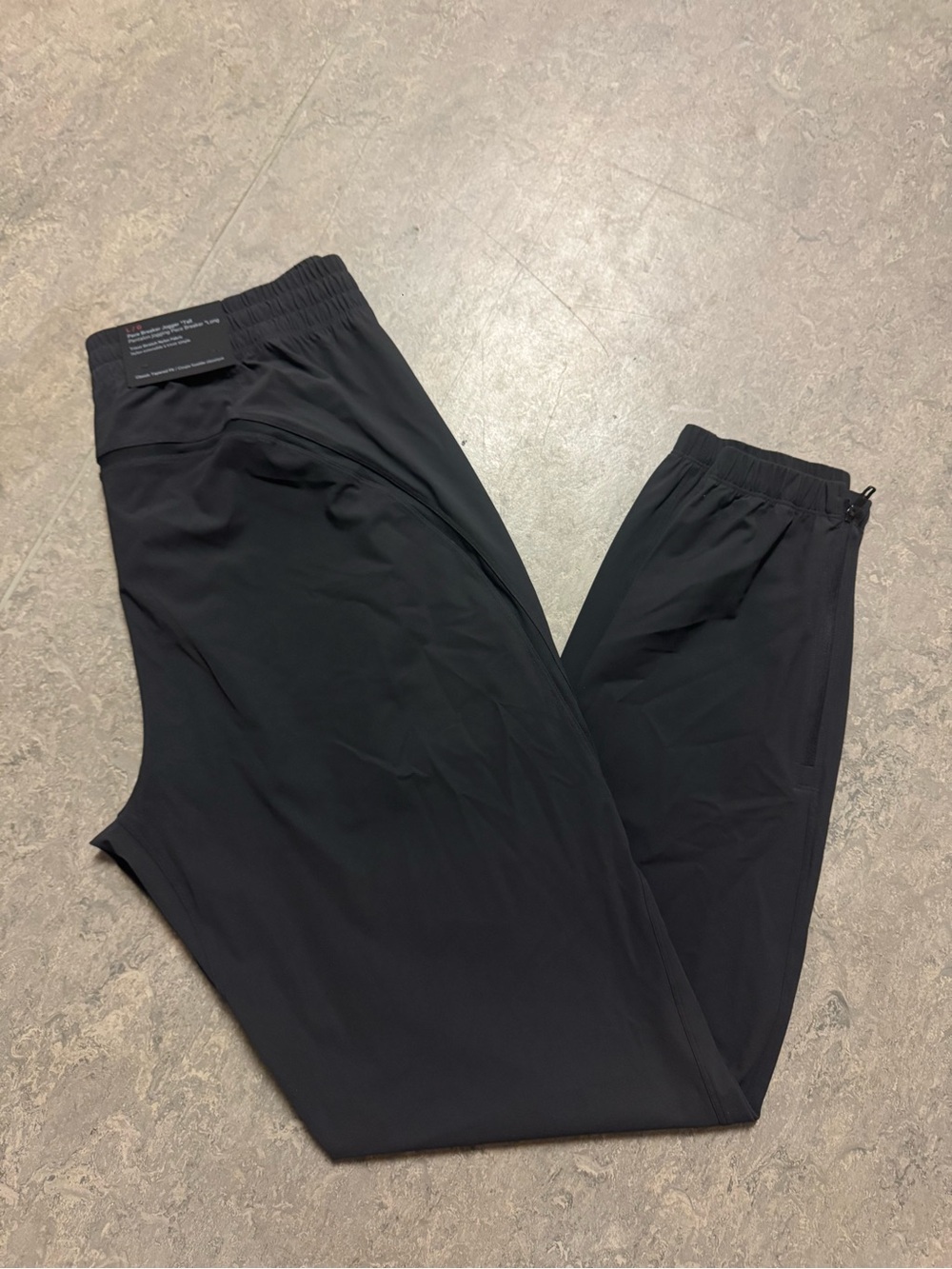lululemon athletica Men's Black Jogger Pacebreaker Tall Gray New